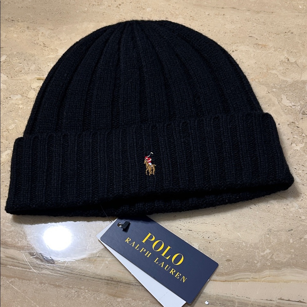 Polo by Ralph Lauren Dark Knit Beanie